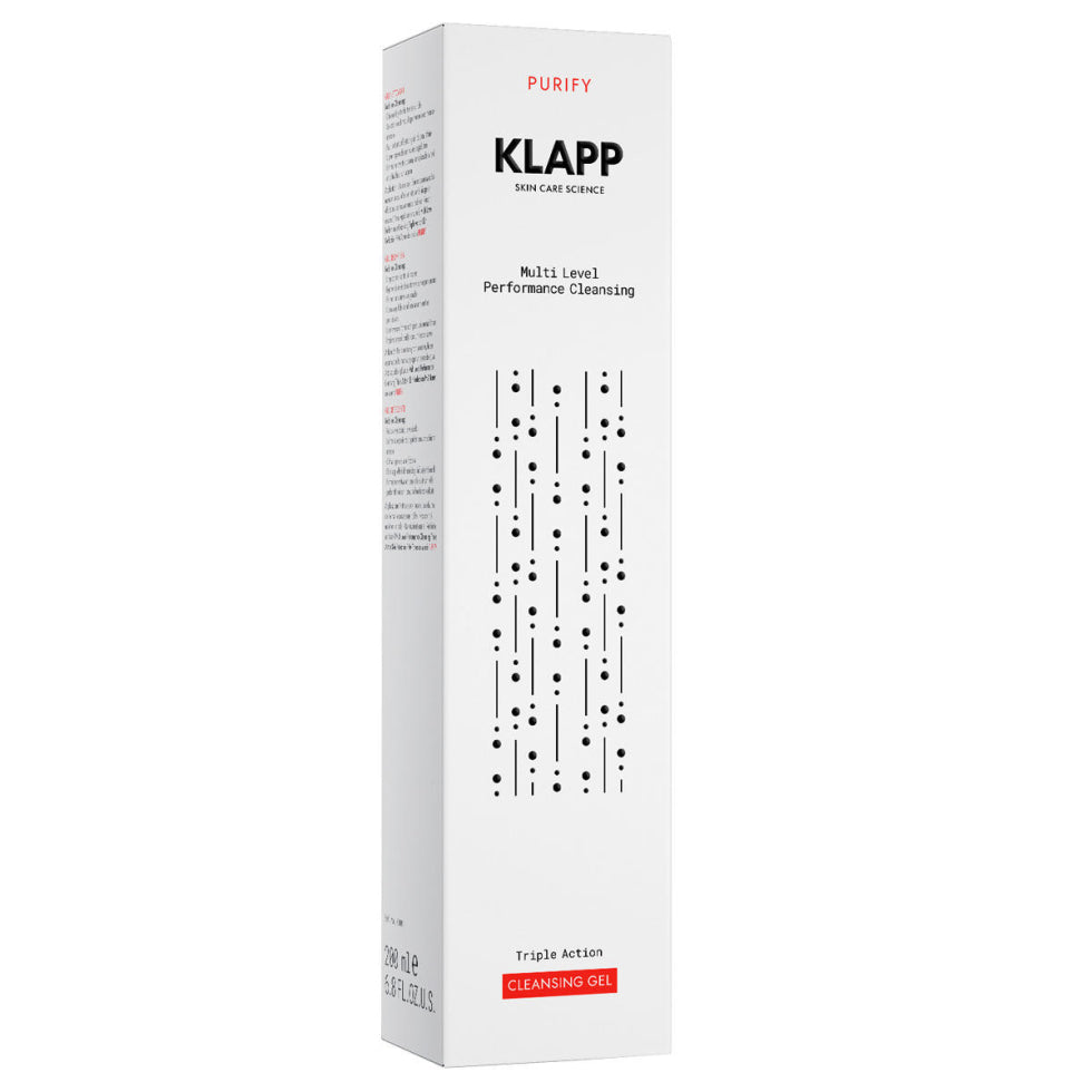 KLAPP cosmetics | triple action cleansing gel