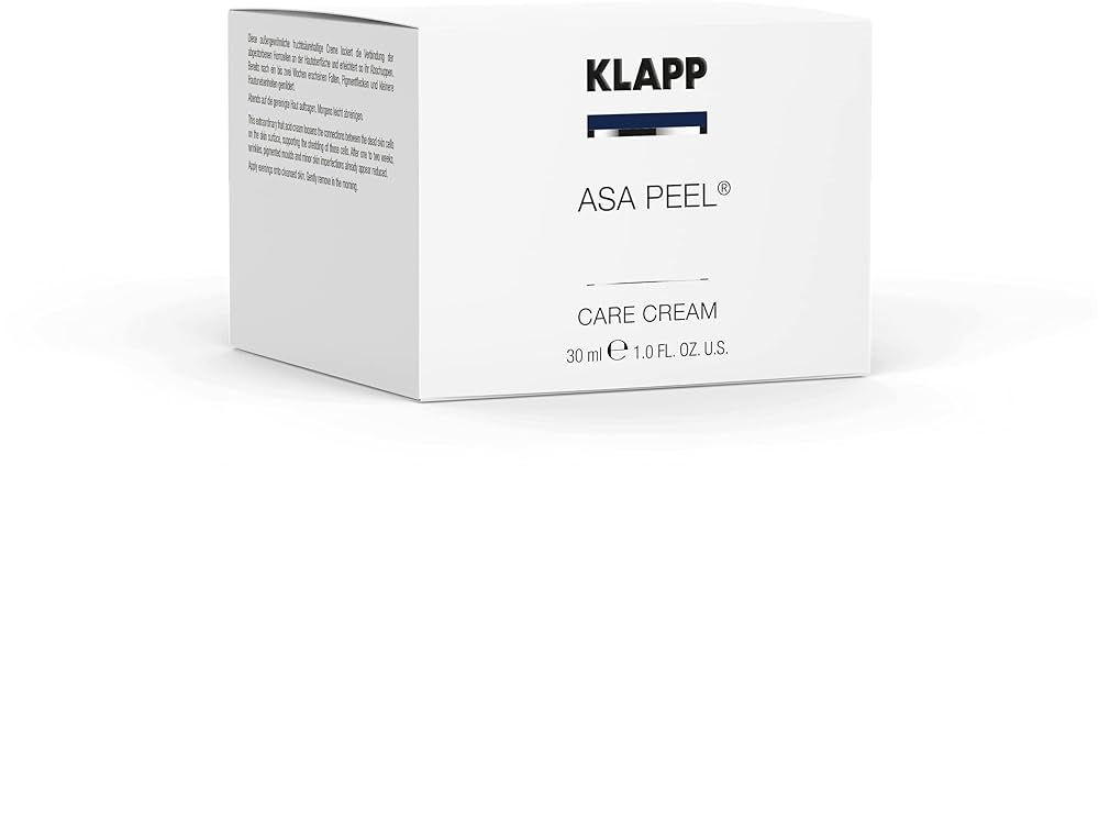 KLAPP cosmetics | asa peel care cream