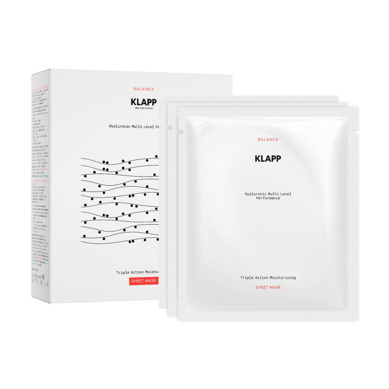 KLAPP cosmetics | triple action masker - balance sheet mask